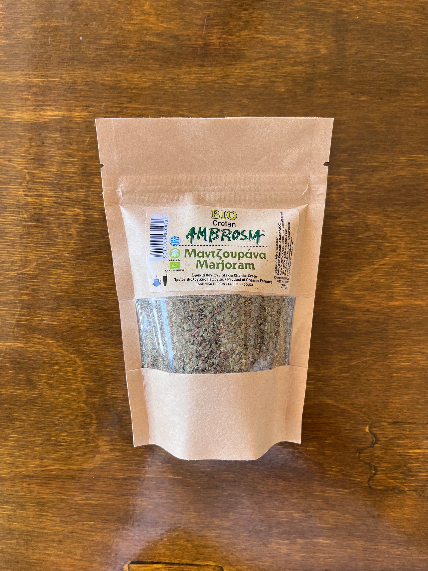 Cretan Ambrosia Bio Marjoram 20g