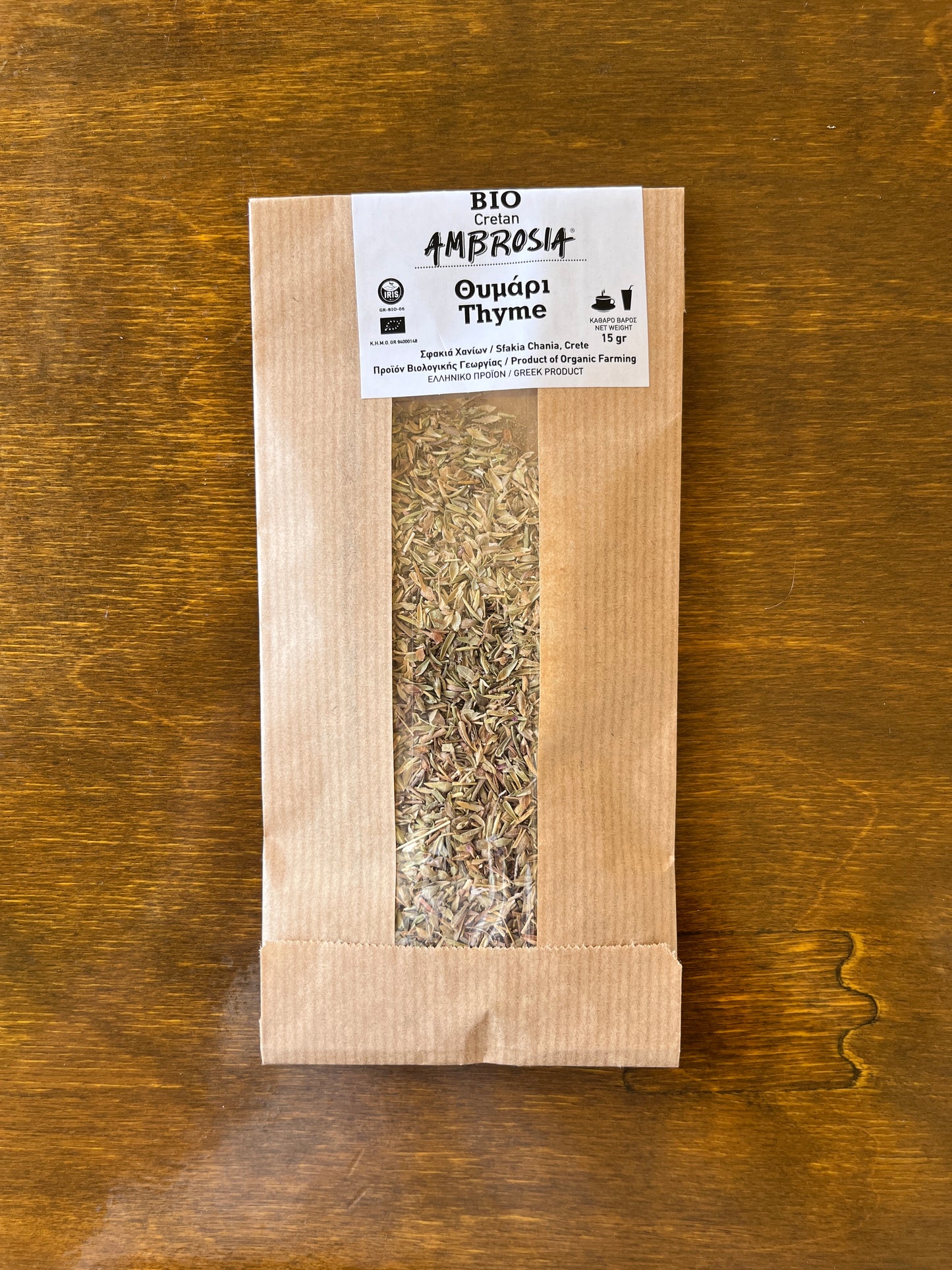 Cretan Ambrosia Bio Thyme 15g